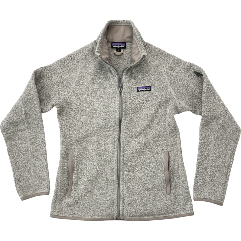 Patagonia Better Sweater Full Zip Fleece Jacket Womens Small Grey Heathered